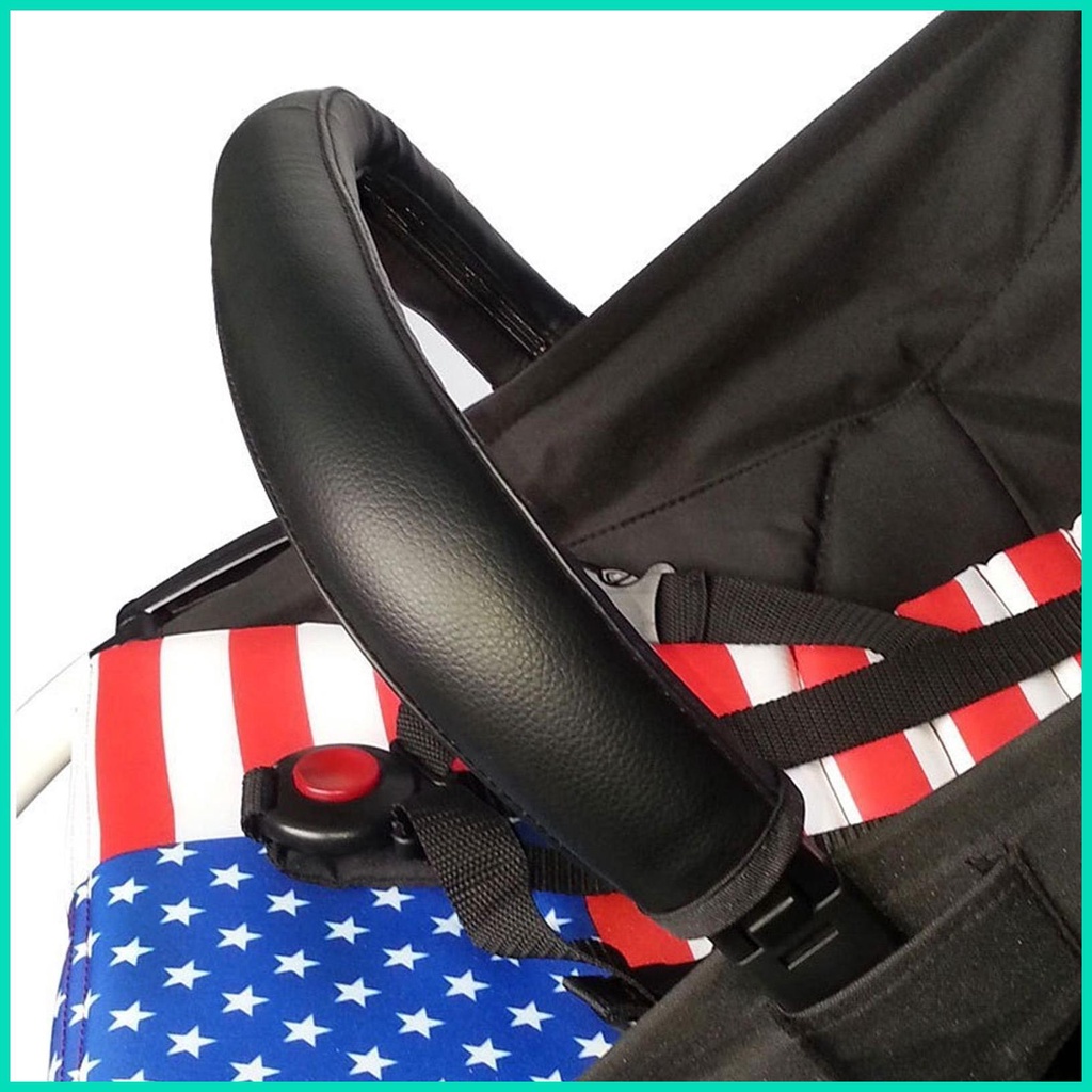 Bao Da pu Bọc Tay Cầm Xe Đẩy Em Bé Tháo Rời Được