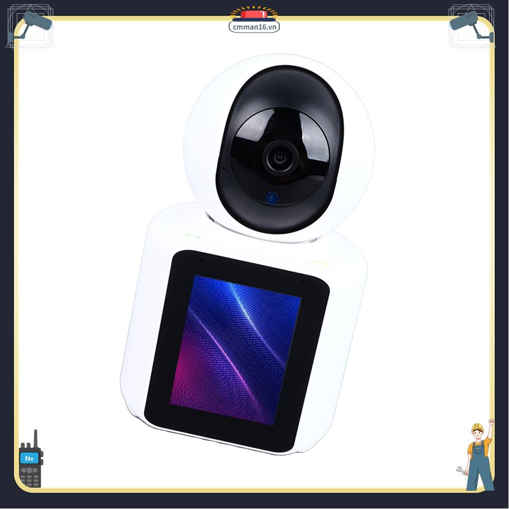 Lorrtta Camera Video Thông Minh WiFi Không Dây AI Voice Wake Up 1080P HD Góc Rộng 120° Cho Văn Phòng Phích Cắm US 100 Đến 240V 50 60Hz