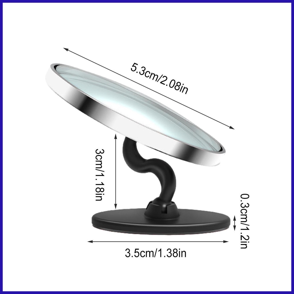 Gương Chiếu Hậu Góc Rộng Xoay 360 Độ hd Chống Thấm Nước Cho Xe Hơi