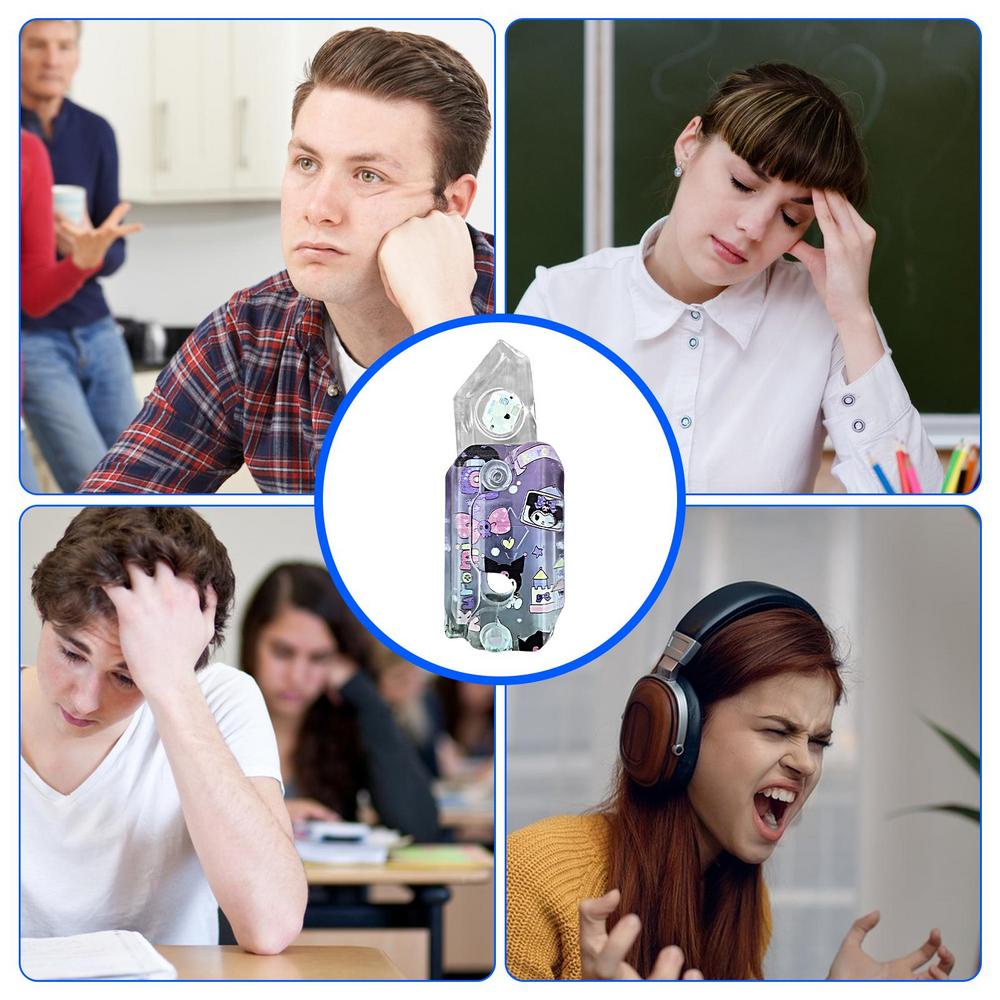 Kuromi Đồ Chơi Thẻ Nhấn Giảm Căng Thẳng 3d Có Đèn led Dạ Quang Cho Người Lớn Trẻ Em