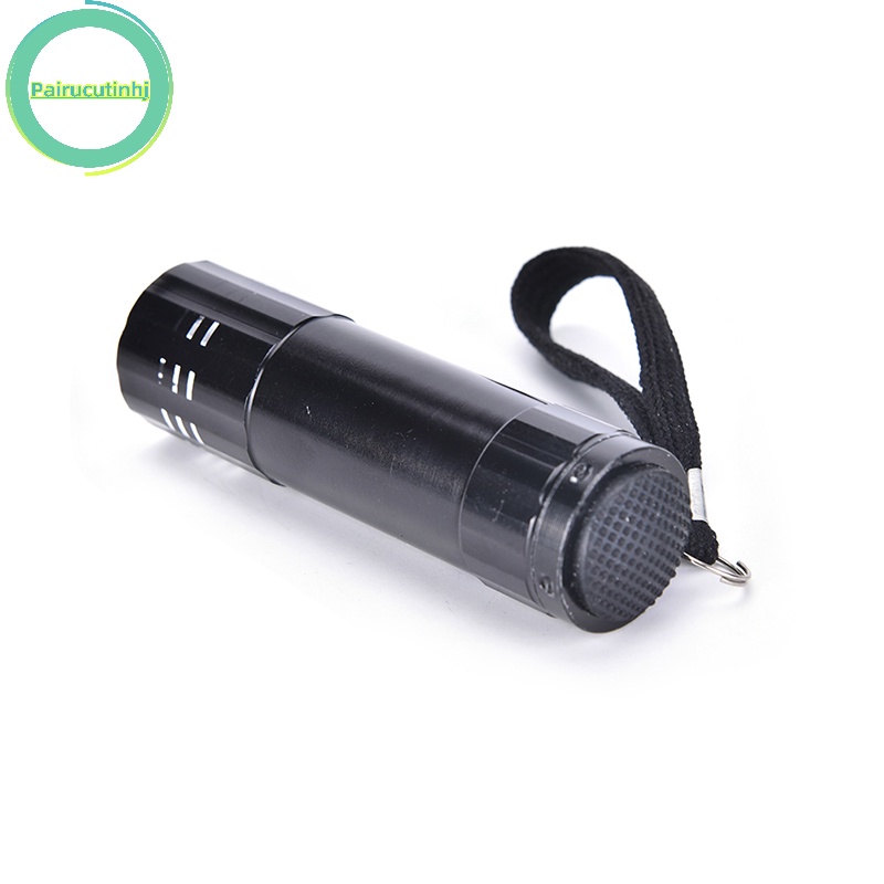 Parucutin Đèn Pin mini uv 9 Bóng led Siêu Sáng Tiện Dụng vn