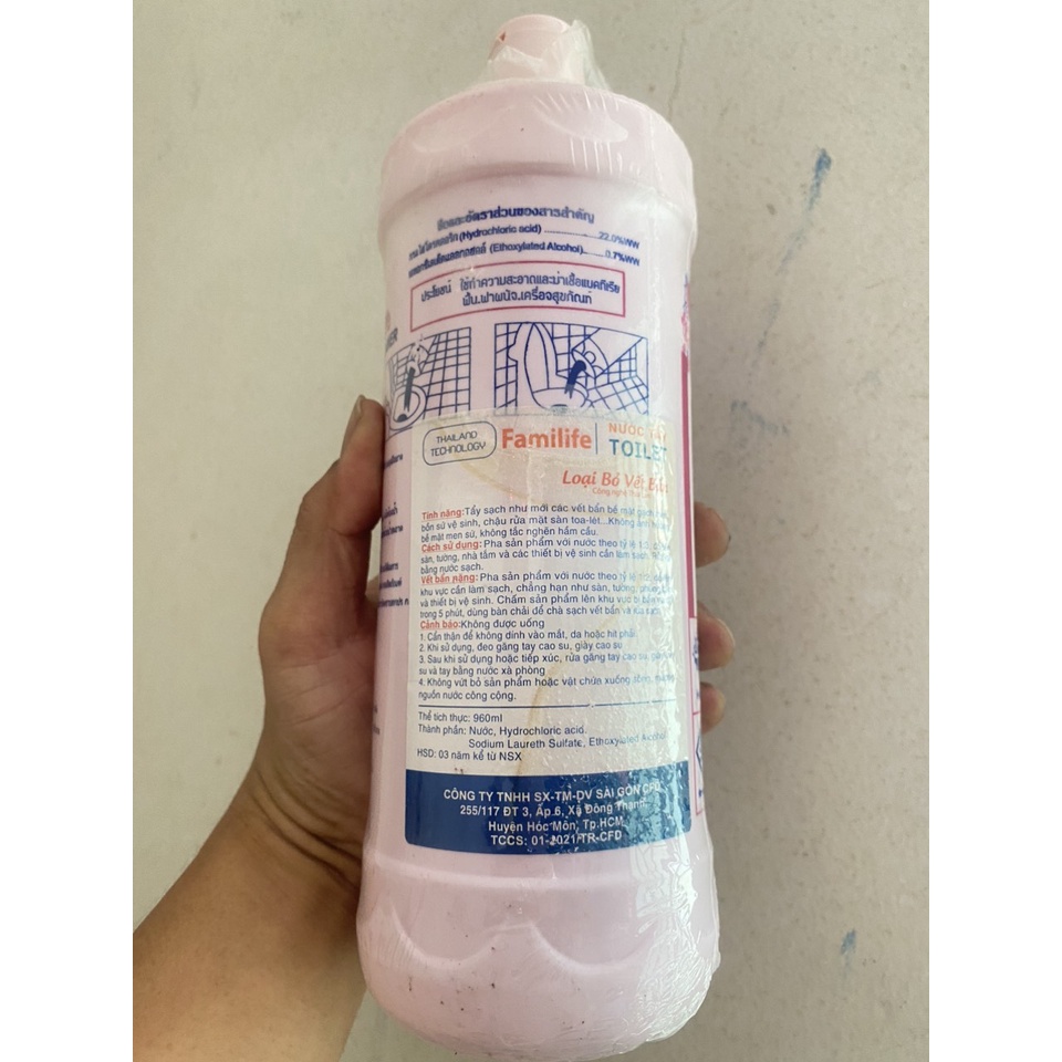Mèo86NƯỚC TẨY TOILET CÔNG TY FAMILIFE SÁNG BÓNG