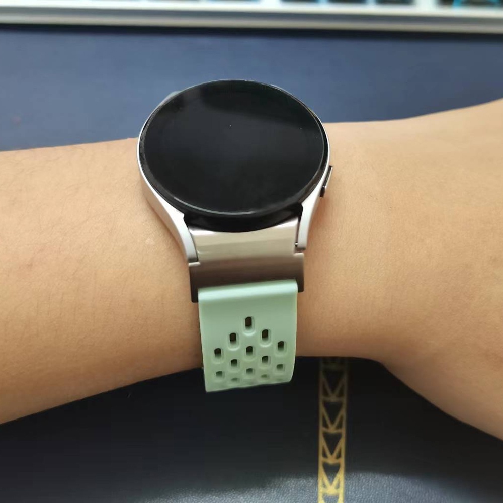 Dây Đeo Từ Tính Bằng Silicon Cho Đồng Hồ Thông Minh samsung galaxy watch 6 classic 47 43mm 4 5 6 40 44mm 5 pro 45mm