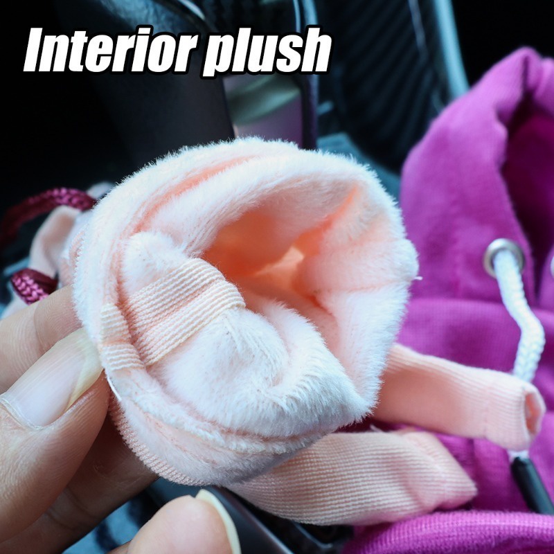 Vỏ Bọc Núm Gạt Cần Số Xe Hơi Tự Động Hình Áo hoodie mini Dễ Thương Sáng Tạo