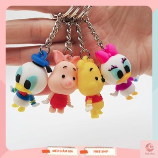 Móc khóa Mini các nhân vật hoạt hình Disney đáng yêu dễ thương