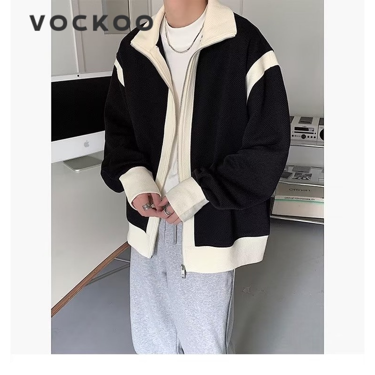 Dunst Shop Áo Len áo sweater nam cardigan áo len nan Tay Dài 2023 NEW MMY2390YCJ 41Z231008