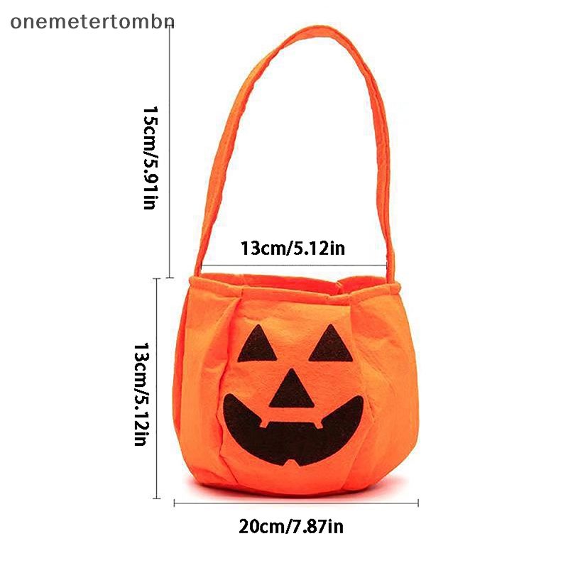 Túi Đựng Kẹo Hình Quả Bí Ngô halloween Dễ Thương Kích Thước Nhỏ Gọn bn 2023