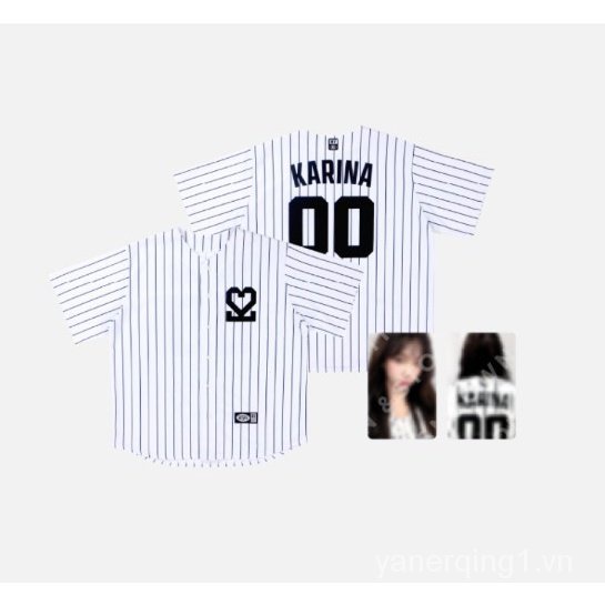 Áo Khoác Bóng Chày Đồng Phục Bóng Chày aespa Năng Động Thời Trang