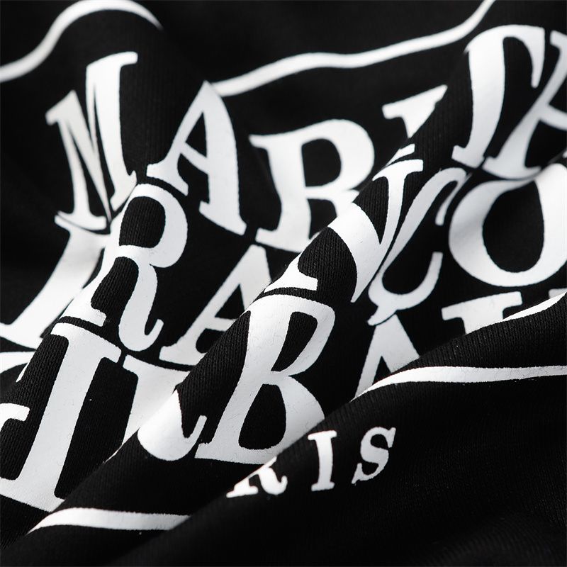 LICC super hot marithe ins letter printing autumn new casual all-match simple couple top loose sweater