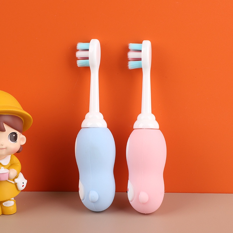 Dễ Thương Bàn Chải Đánh Răng Đầu Silicon Mềm Cho Bé 1-6 Tuổi