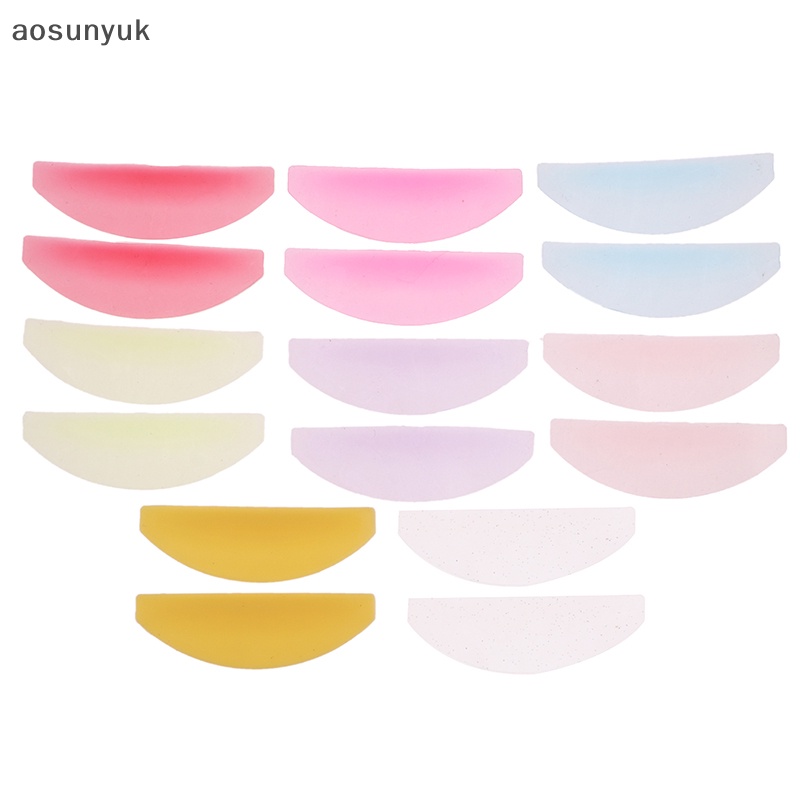 Aosunyuk 1 Cặp Đệm Silicon Nhiều Màu Hỗ Trợ Nối Mi Giả