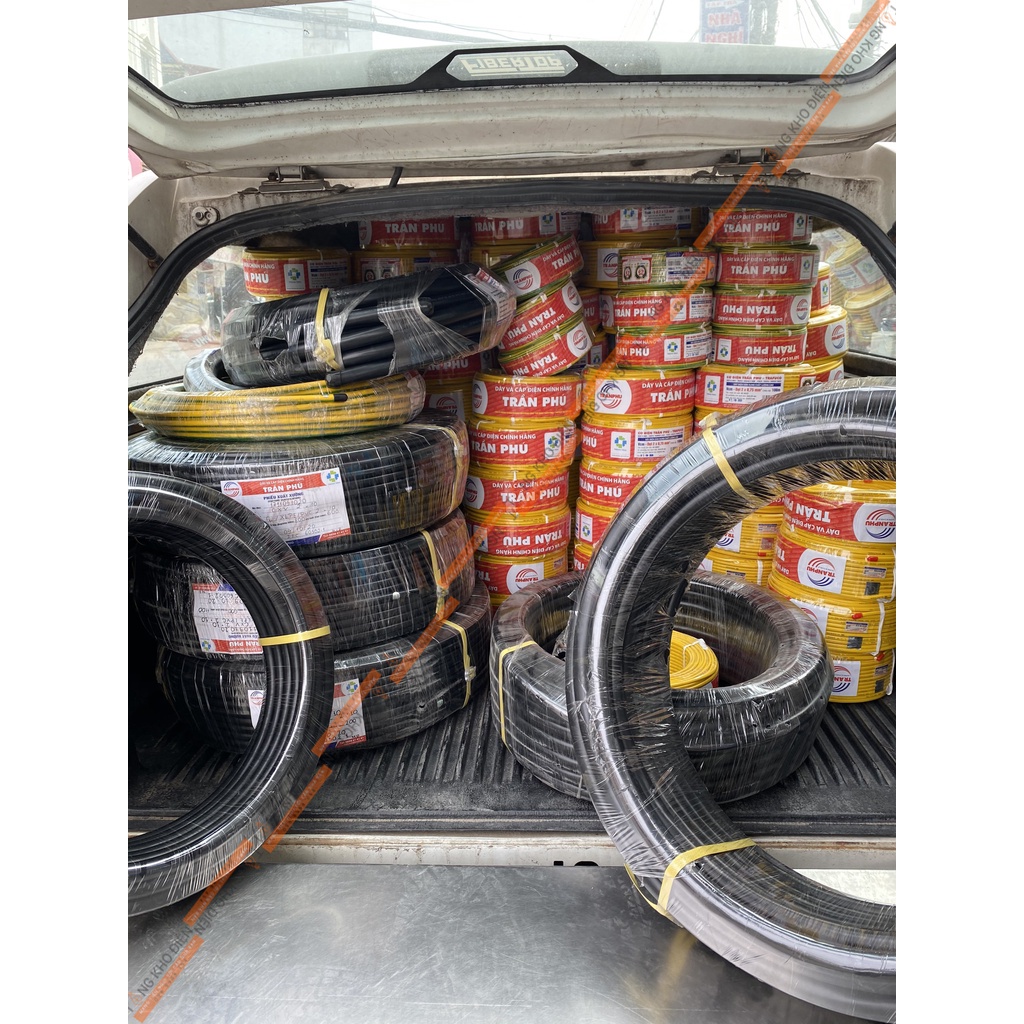Dây điện TRẦN PHÚ  - Lõi đồng 100% Dây dẫn điện đôi  2x0.75, 2x1, 2x1.5, 2x2.5, 2x4
