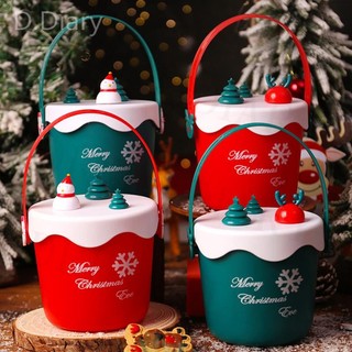 Năm mới 2024 New Christmas Box Safe Fruit Gift Box Christmas Snowman Gift Box Creative Christmas Packaging Box Printed Cute Cartoon Gift Box