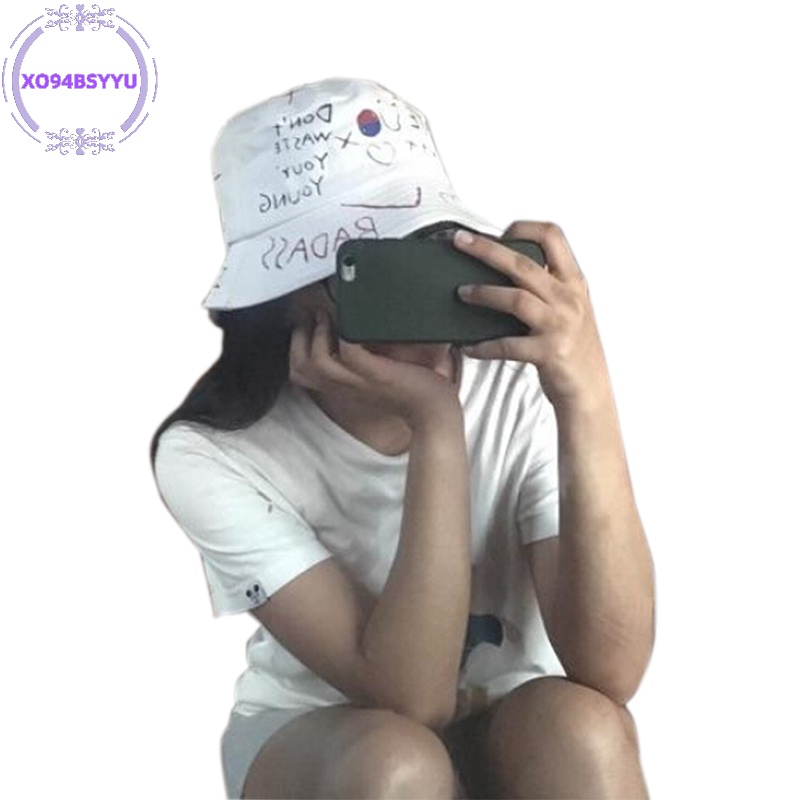 Xo94bsyu Mũ bucket Thời Trang Mùa Hè Phong Cách hip hop vn