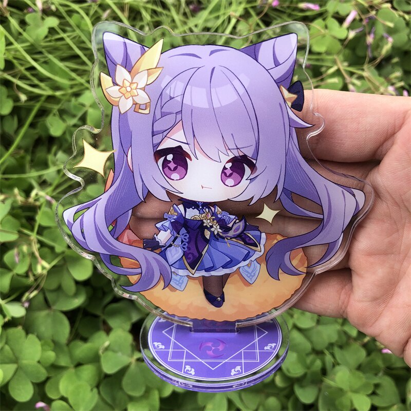 Mô hình standee Game Genshin Impact Alhaitham Yaoyao Beelzebul Yae Miko Klee tượng acrylic anime chibi mô hình trưng bày