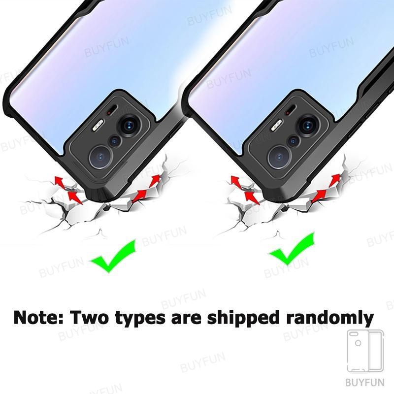 For Xiaomi 13T Pro 5G Case Clear Acrylic TPU Soft Frame Back Cover For Xiomi Xiaomy Mi13T 12t 11t 10t Mi 13 T Pro 13 5G Armor Shockproof Cover