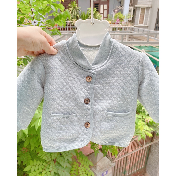 Minuby- Áo khoác trần bông kiểu dáng Bomber cho bé