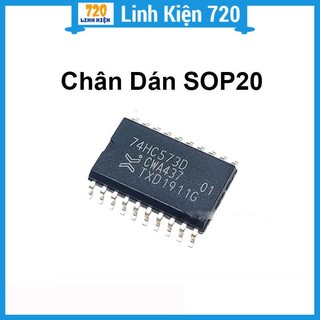 Ic 74hc573 sop20/dip20 - 8 bit với đầu ra 3 trạng thái