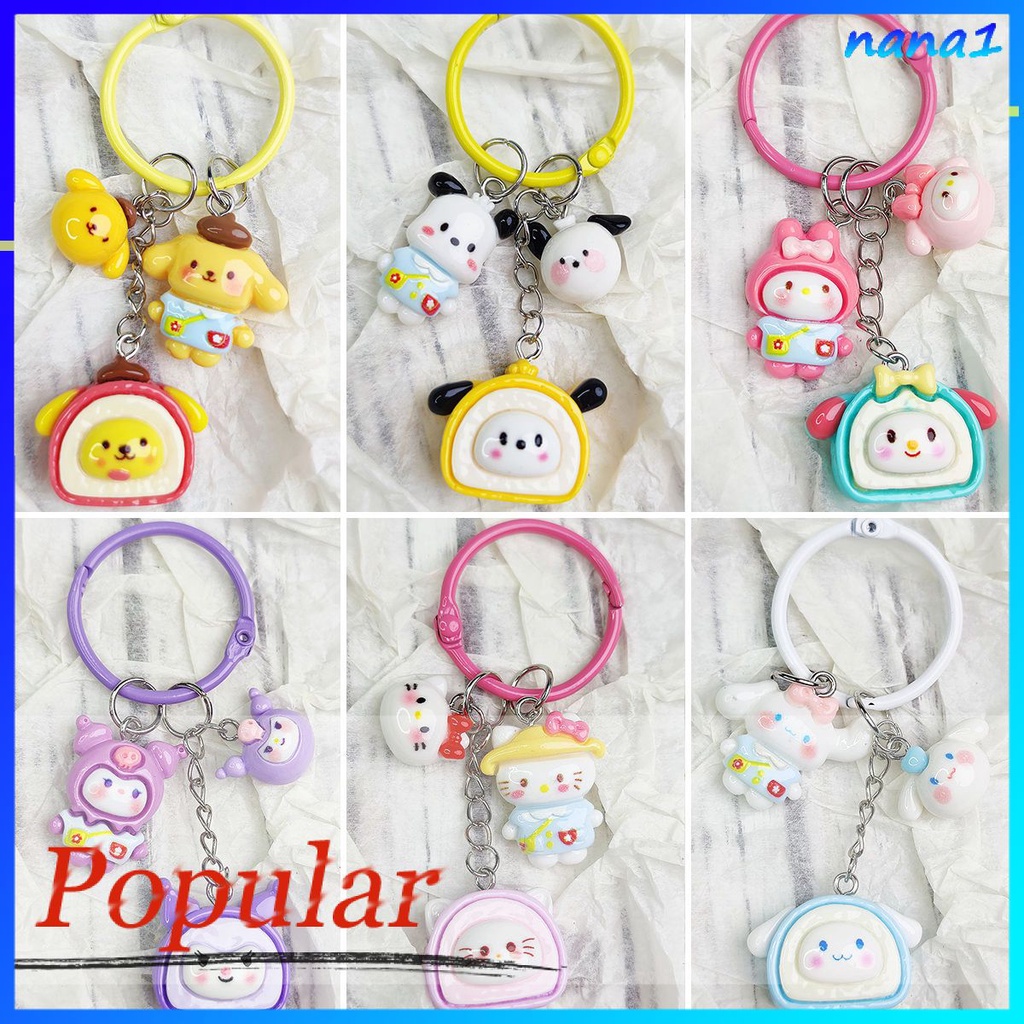 Sanrio Móc Khóa Hình Thỏ kuromi melody cinnamoroll Dễ Thương