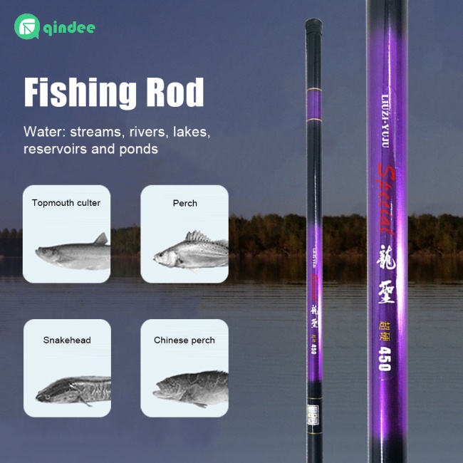 Cần Câu Cá Sợi Thủy Tinh Tay Cầm Bằng Sợi Thủy Tinh Cho Dòng Sông / Câu Cá Ngoài Trời