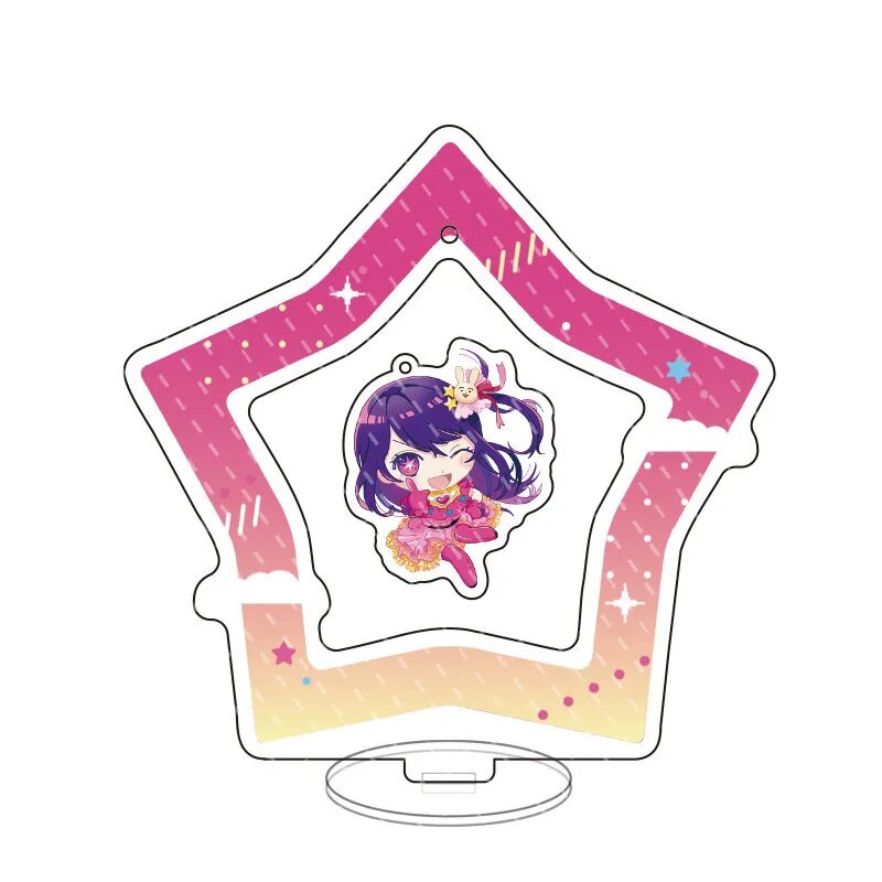 Mô hình Standee Oshi No Ko !! Q Ruby Hoshino Kana Arima Akane Kurokawa Phụ kiện trang trí để bàn góc học tập