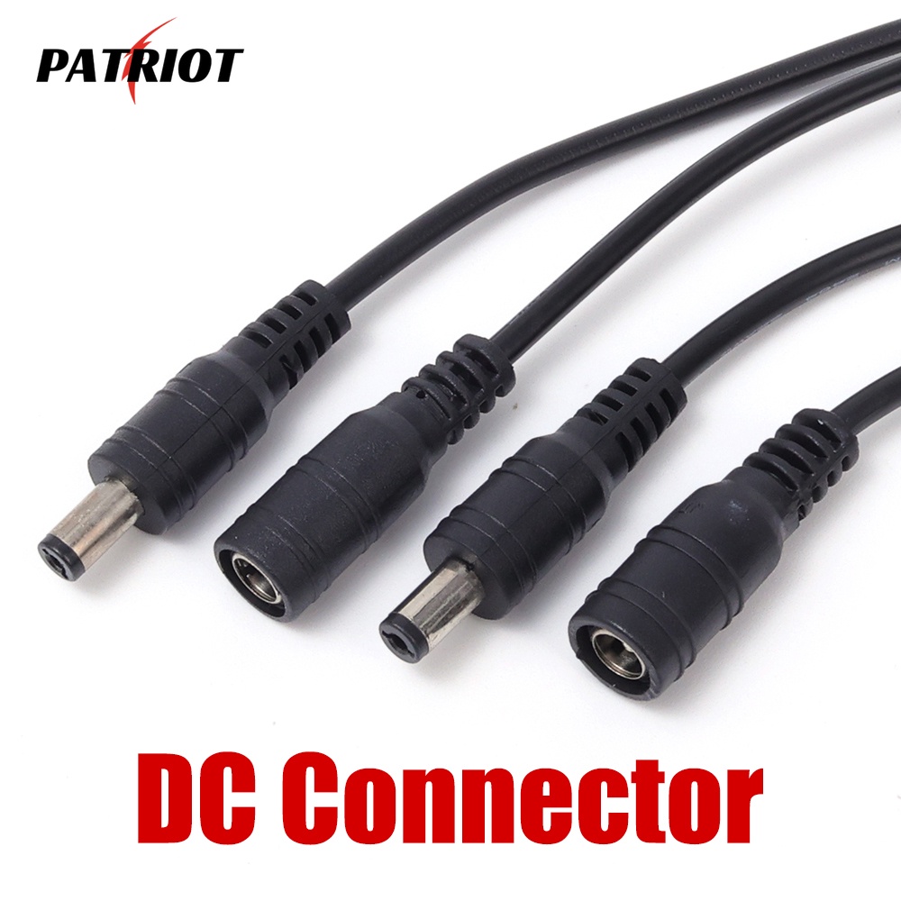 Dc Đầu Nối Dây Đèn led 2.1 * 5.5mm Cho cctv camera
