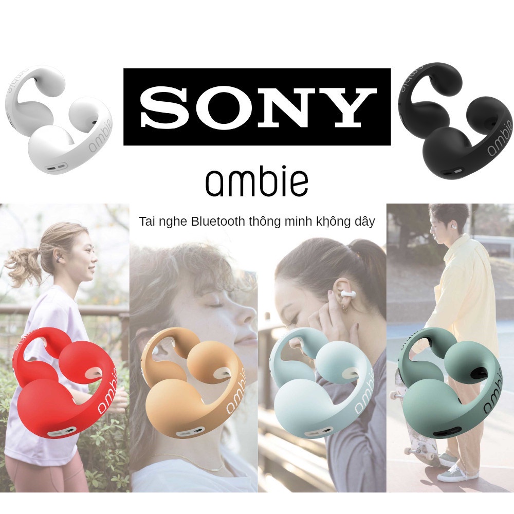 Tai nghe Bluetooth không dây Ambie Phong cách thể thao Dẫn truyền xương