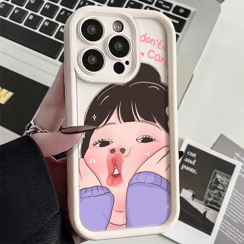 Ốp Điện Thoại Vỏ Mềm Họa Tiết Công Chúa Nhỏ Đáng Yêu Cho iphone 6 7 8 plus 11 12 13 14 15 pro max