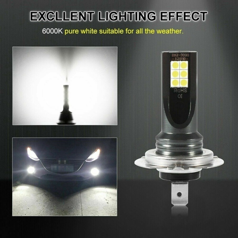 1 Đèn Pha led drl h4 h7 6000k 8000lm 80w 12v 9005 9006 h11 h8 h9 h10 h10 H100Lm Cho Xe Hơi