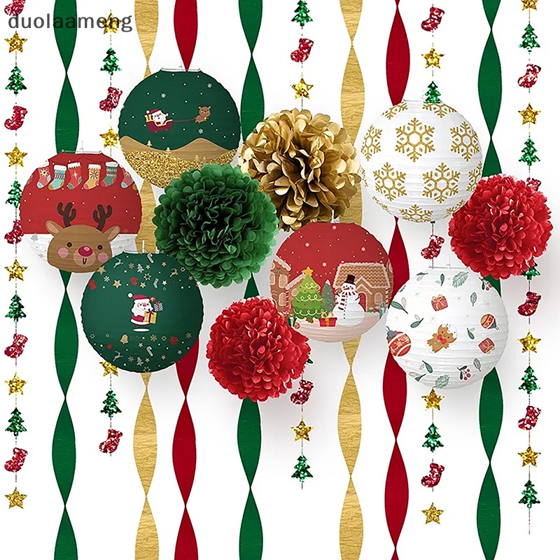 Lồng Đèn Treo Trang Trí Cây Thông Giáng Sinh