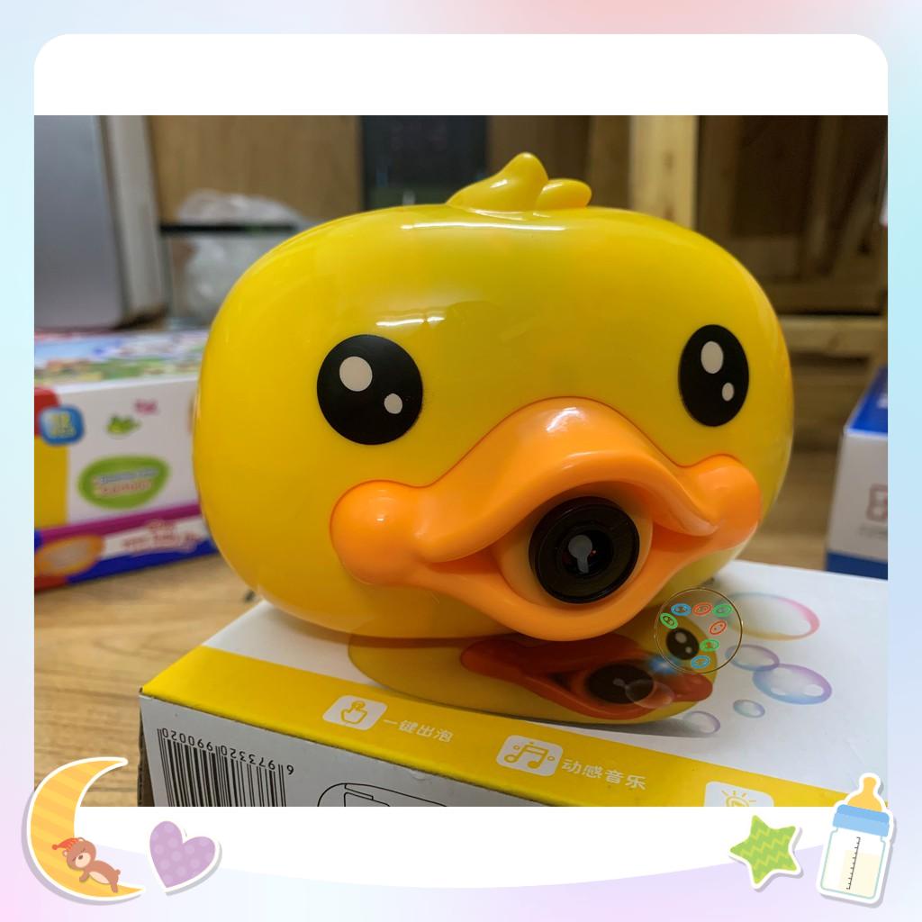 Máy Ảnh Thổi Bong Bóng Hình Heo Hồng/ Vịt Vàng