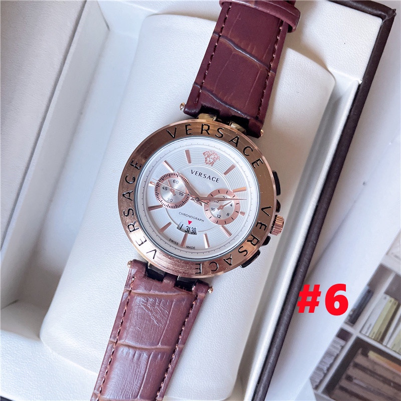 Đồng Hồ Đeo Tay Máy quartz Dây Da Thời Trang Lịch Lãm Cho Nam