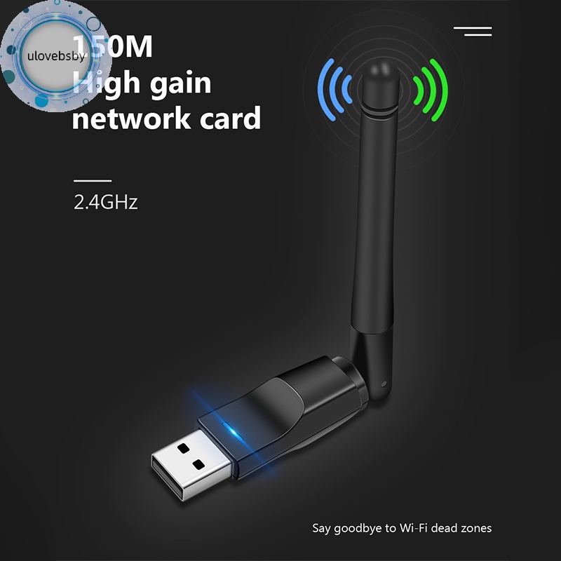 Thẻ Mạng wifi ulovebsby mt7601 mini usb wifi 150mbps rtl8188 Cho Máy Tính laptop 2.4ghz vn