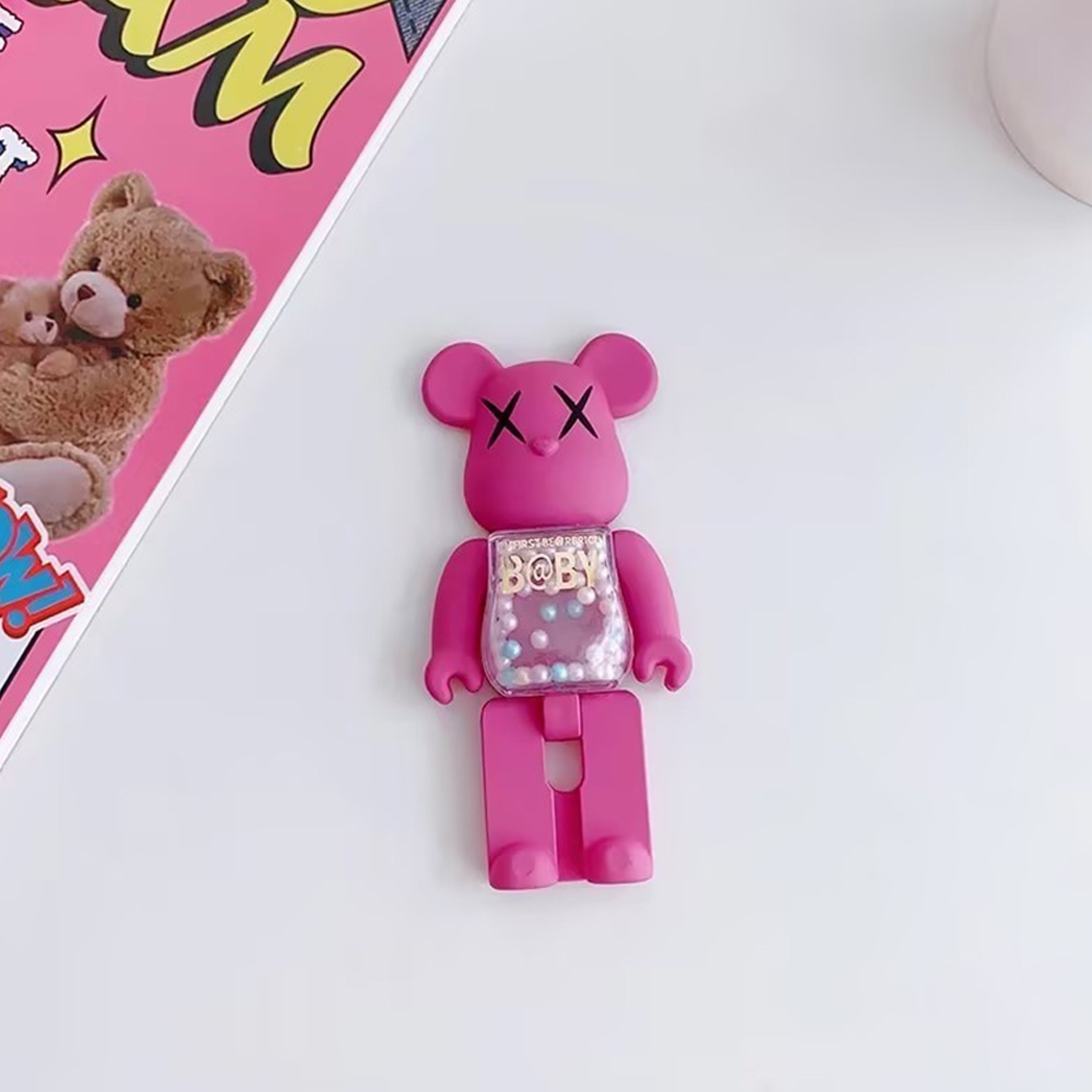 Thời Trang Giá Đỡ Điện Thoại Màu Kẹo Hình Gấu kaws Dễ Thương