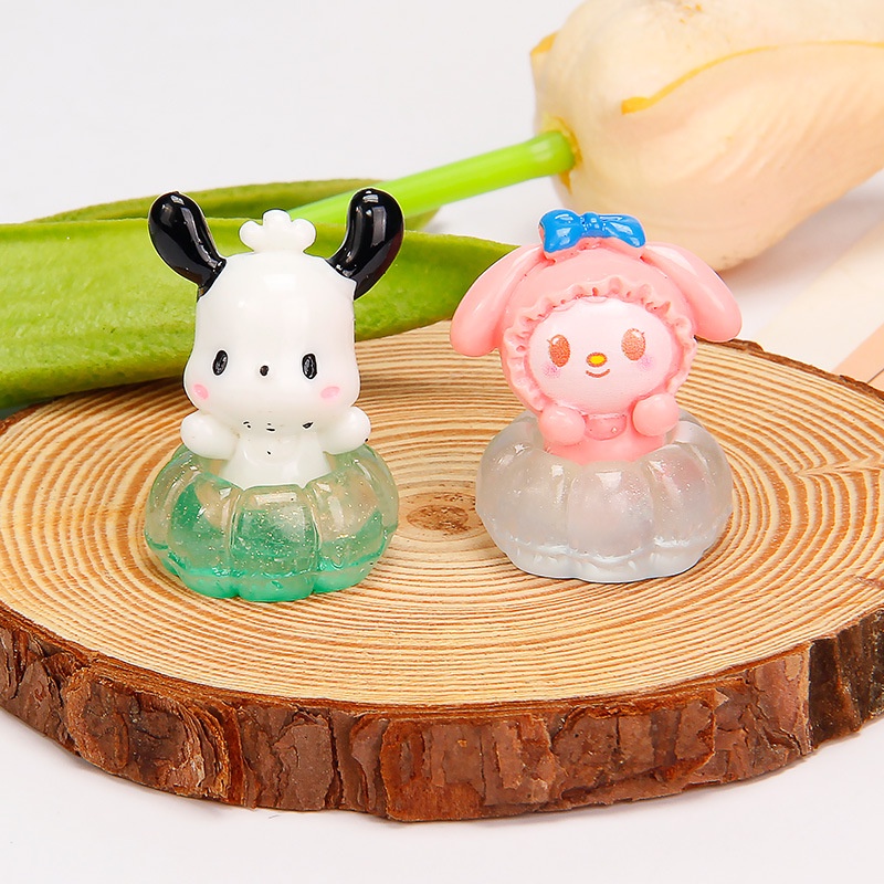 Hoạt Hình Vòng Tròn Phát Sáng Bằng Nhựa resin Trang Trí Phong Cảnh / Xe Hơi / Làm Đồ Thủ Công diy