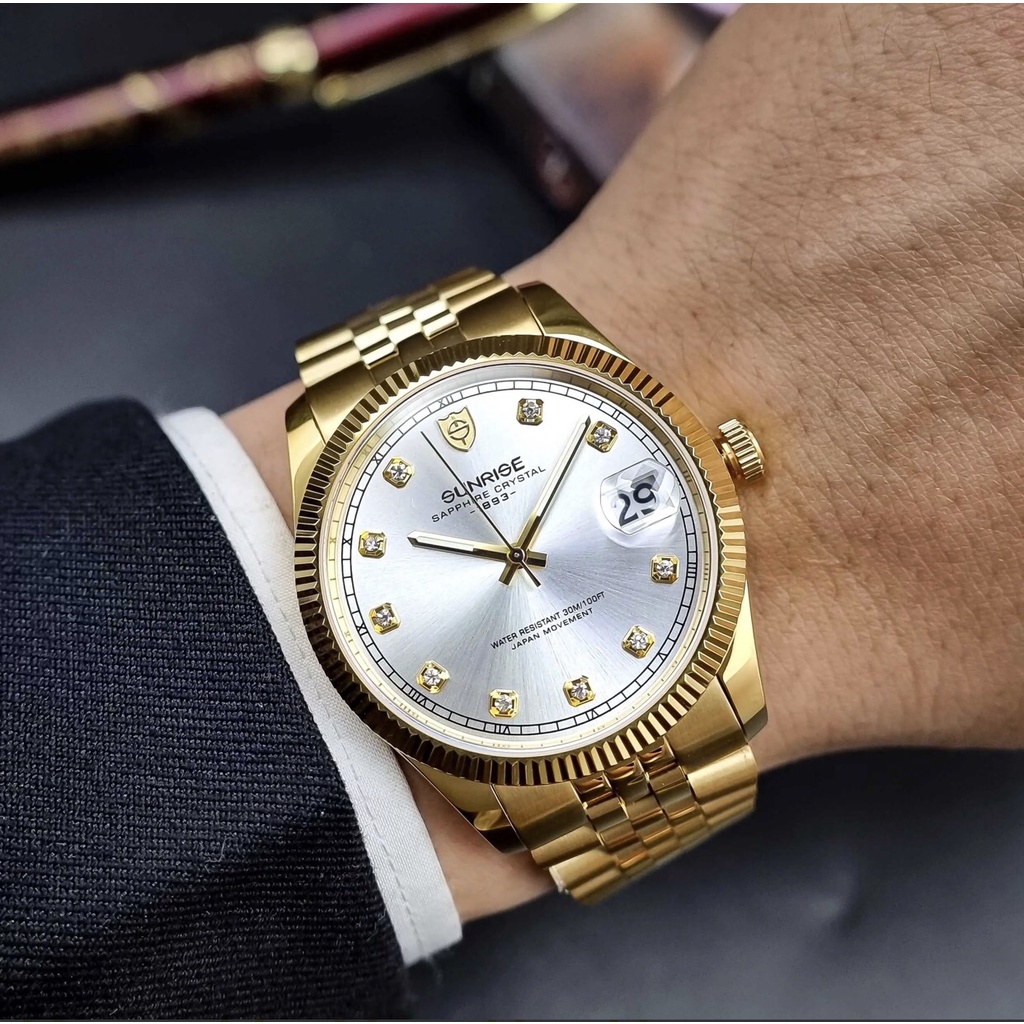 Đồng Hồ Nam SUNRISE 1255SA - Chính hãng