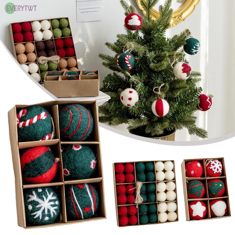 ⭐NEW ⭐Xms Ball Christmas Ball For Home Xmas Gift Box Hanging Pendant Ornaments
