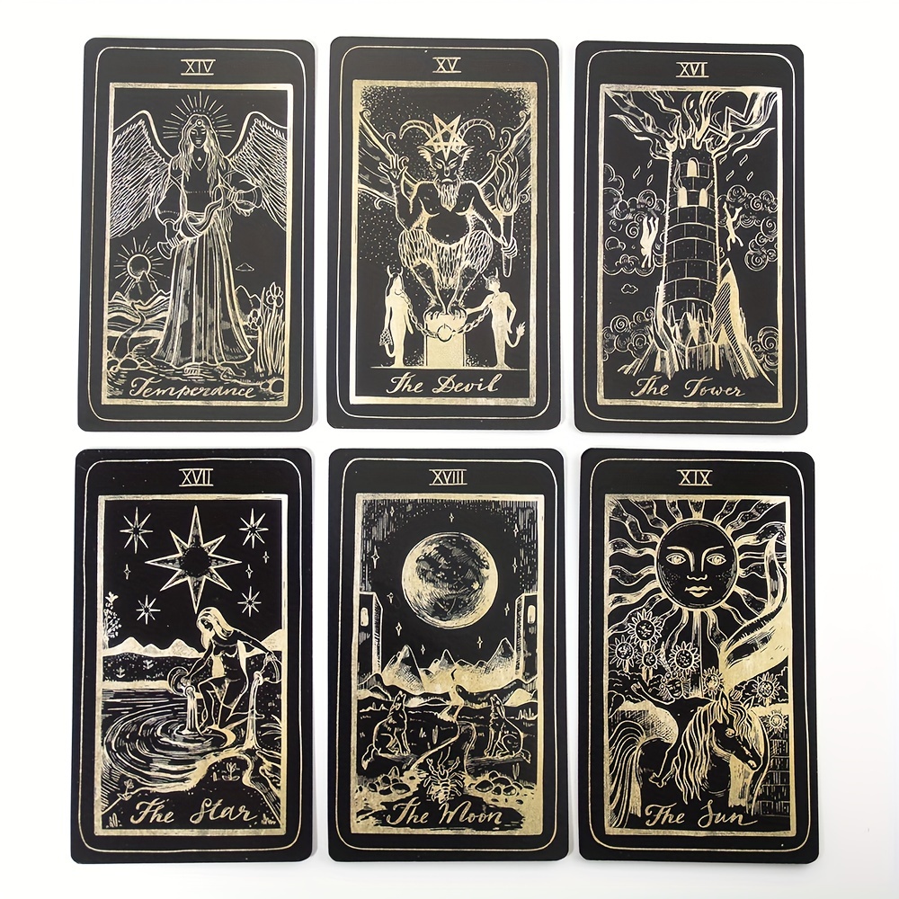 Luna Bộ Bài tarot Mất Ngủ Kèm Thẻ Bài Giấy Kích Thước Khác Nhau