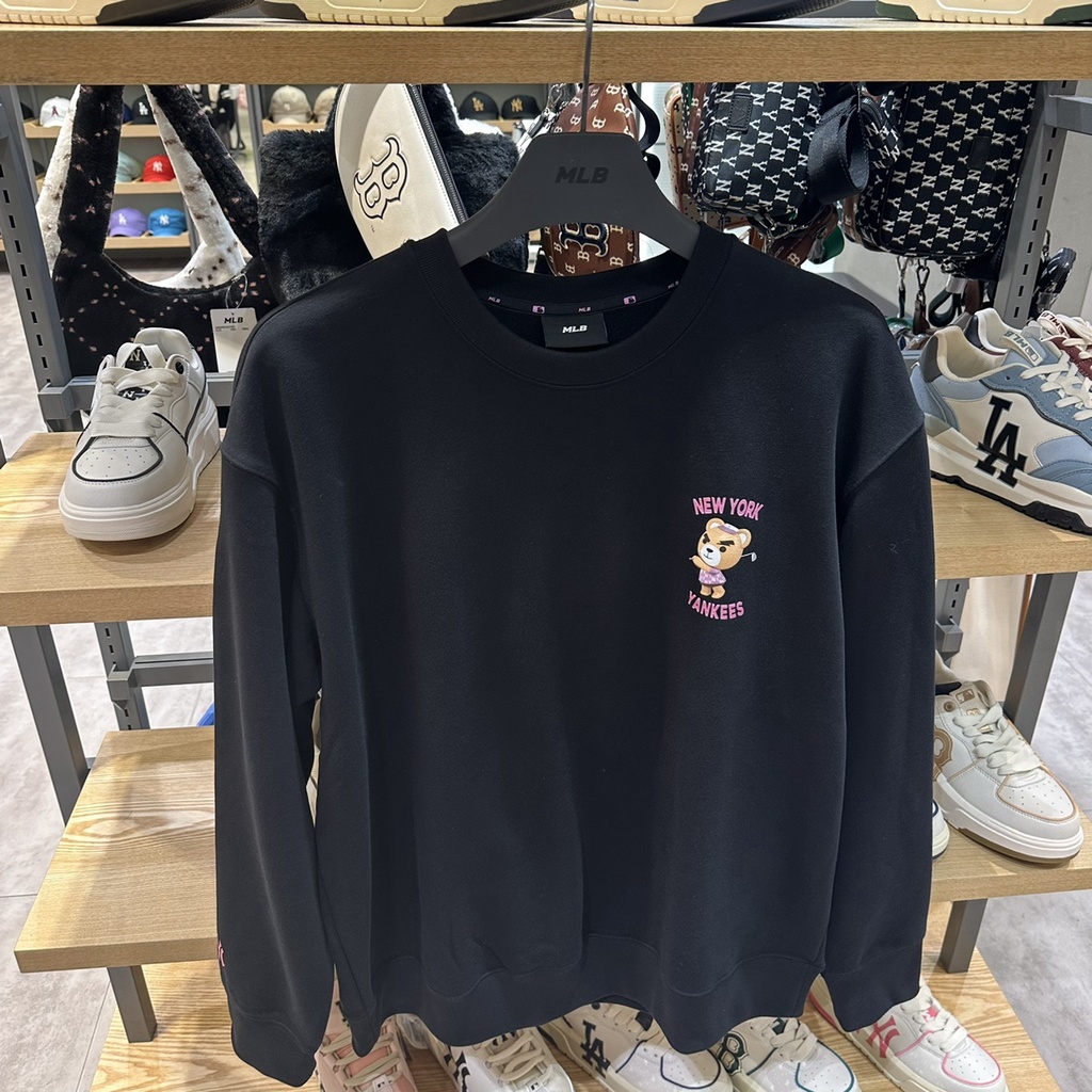 Áo sweater Cổ Tròn Dáng Rộng In Chữ ny Cá Tính Hợp Thời Trang Thu Đông