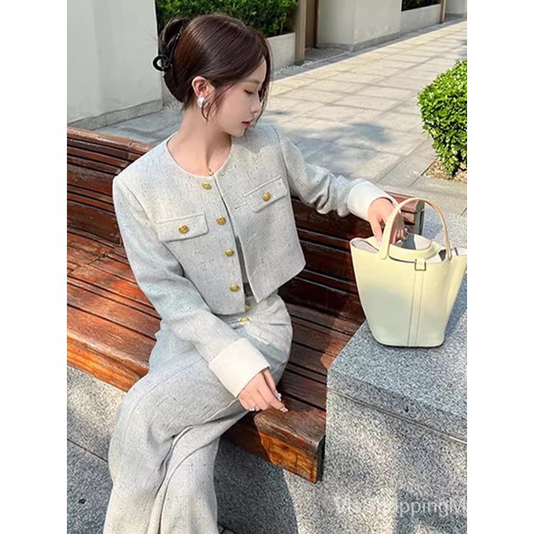 Set Đồ Thời Trang Mùa Thu 2023 Phong Cách Pháp Chất Lượng Cao