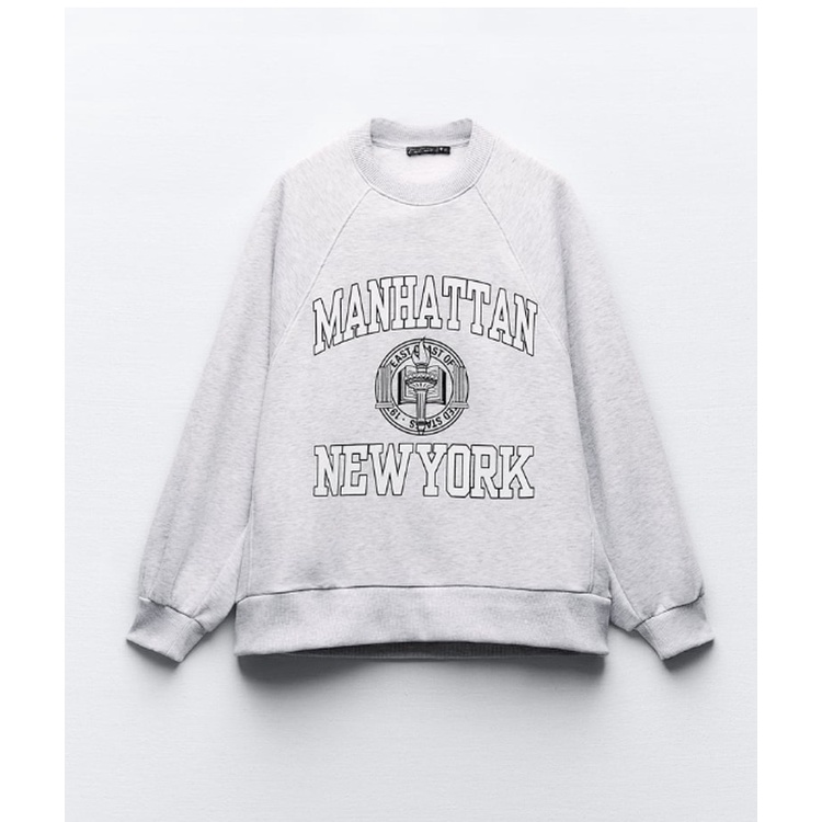 Zara Bộ Áo Sweater Tay Dài Cổ Tròn + Quần Dài Dáng Rộng Phong Cách Thời Trang Thu Đông Có Size 235584820 5584821