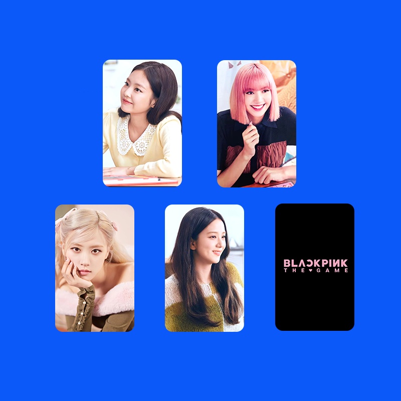 Bộ Thẻ Hình Nhóm Nhạc blackpink jennie jennie lisa