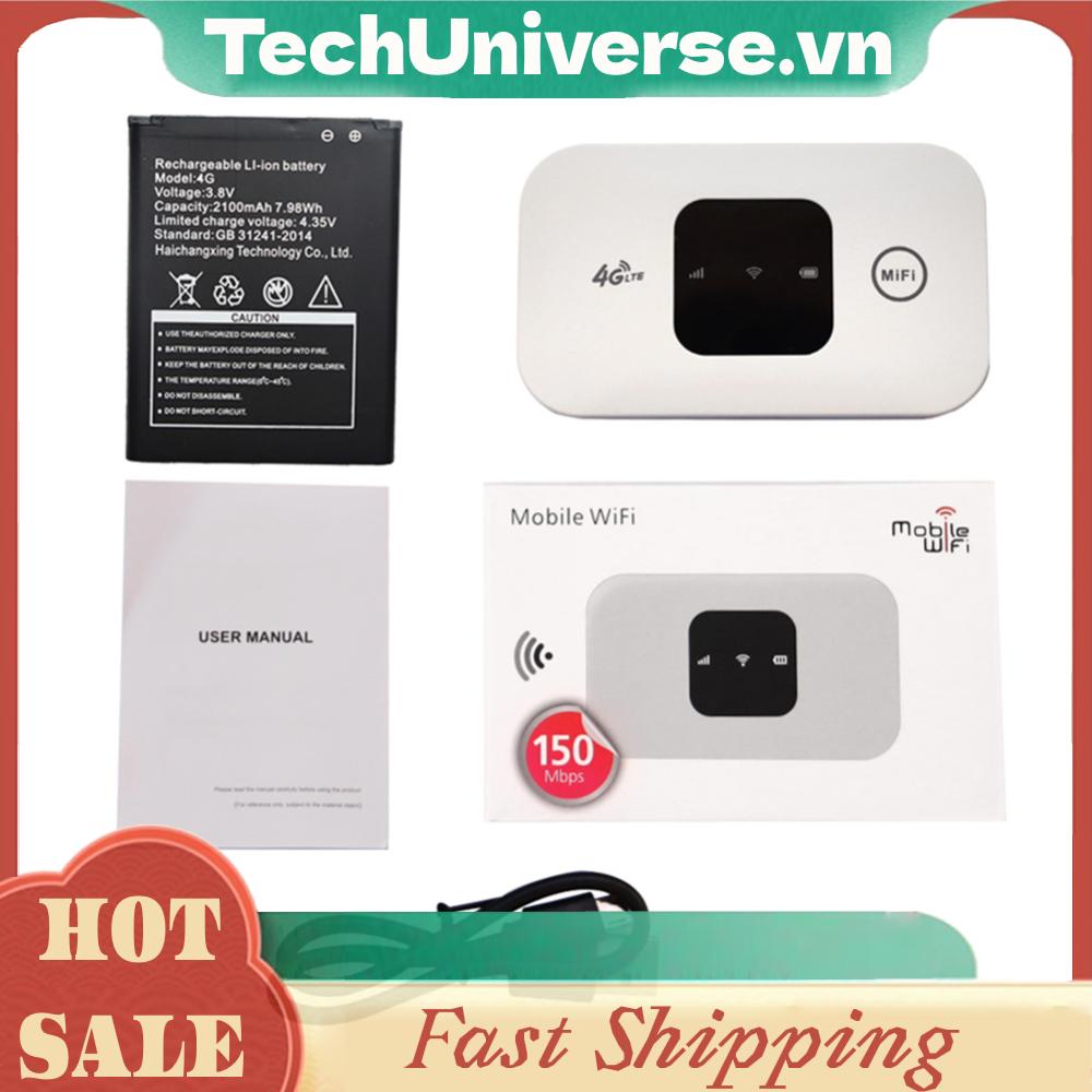 Máy Phát wifi Bỏ Túi 4g 150mbps 4g 2100mah