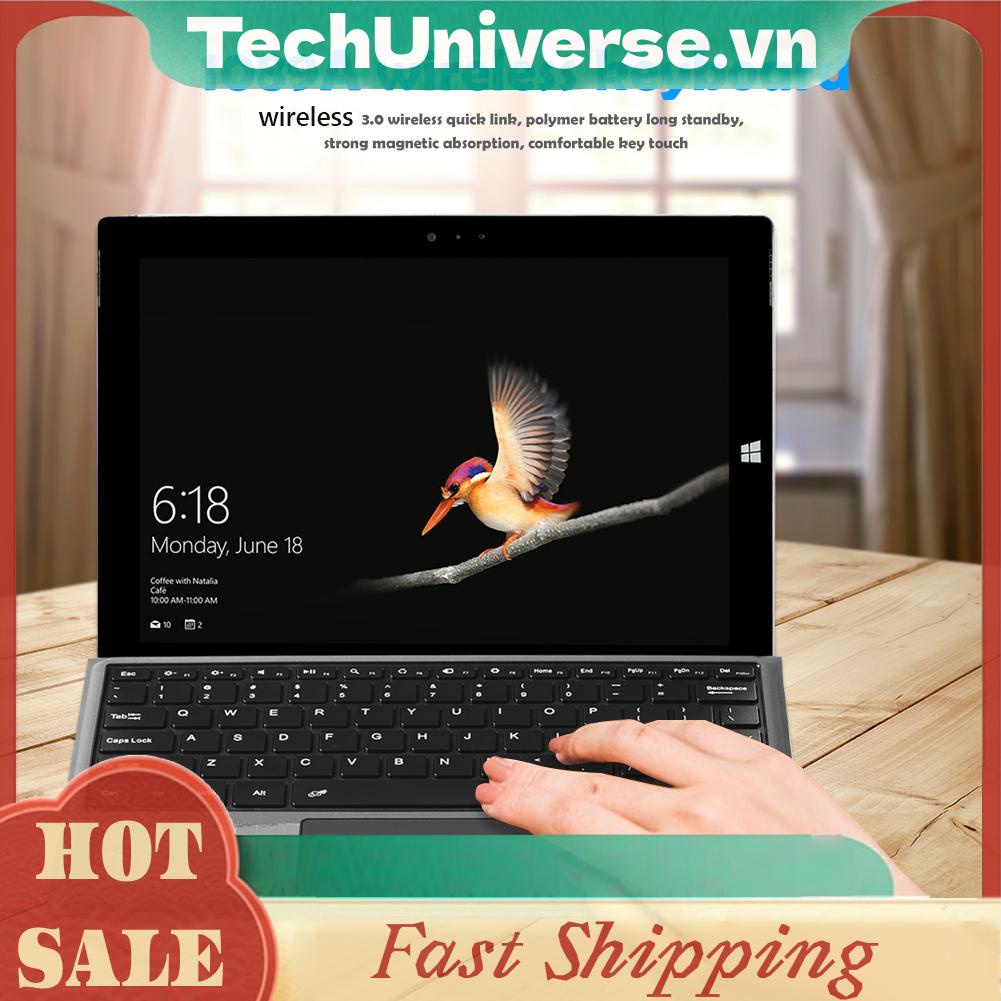Bàn Phím bluetooth 3.0 Không Dây Cho surface pro 3 / 4 / 5 / 6 / 7