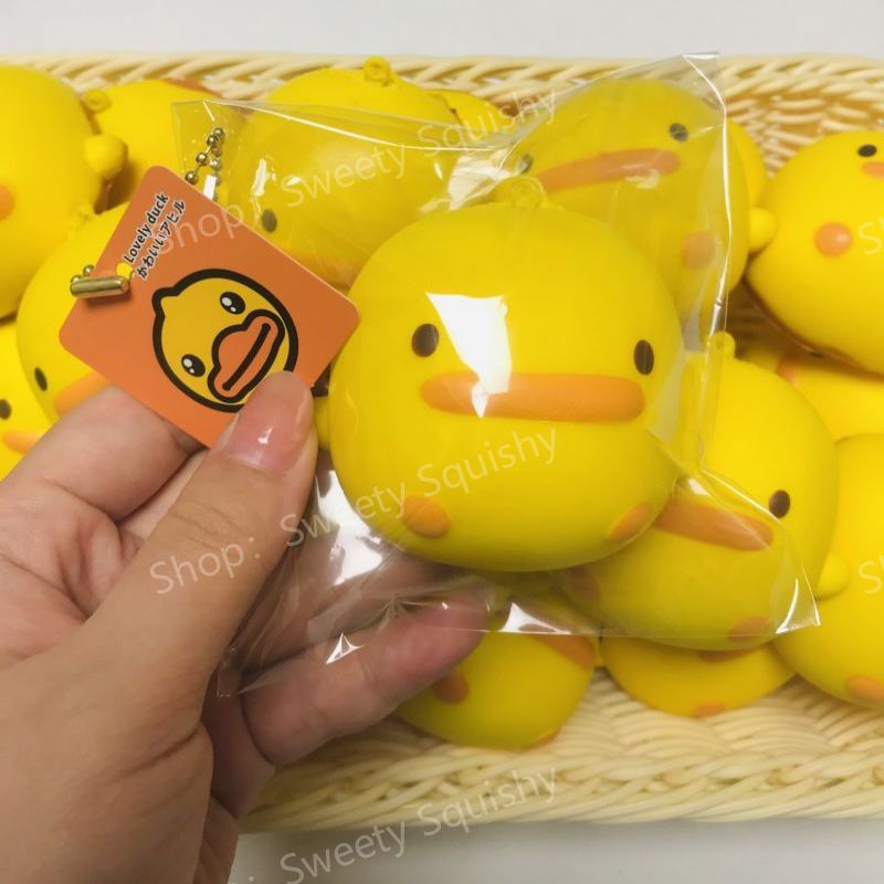 Đồ Chơi squishy Hình Con Vịt Màu Vàng Đáng Yêu Đồ Chơi Giảm Stress