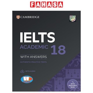 Sách cambridge ielts 18 academic - with answer + audio