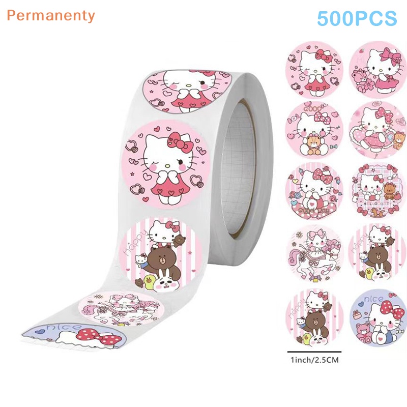 Bộ 500 sticker Hoạt Hình sanrio my melody kuromi cinnamoroll Dễ Thương Dán Trang Trí laptop