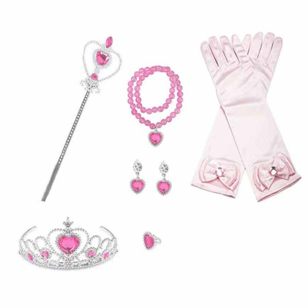 Mmluck Vương Miện Công Chúa elsa Bằng Nhựa Phụ Kiện Hóa Trang Trang Trang Sức Cho Bé Gái