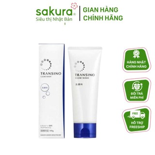 Sữa rữa mặt hỗ trợ trị nám Transino Clear Wash Nhật Bản 100g
