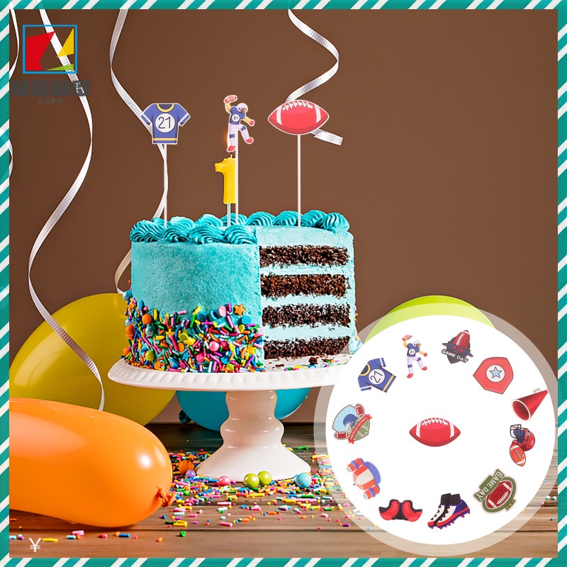 Set 24 Que Giấy Cắm Trang Trí Bánh cupcake Kiểu Dáng Dễ Thương